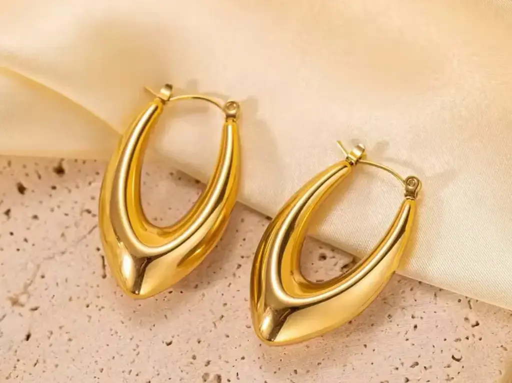 Gold Hoop Earrings