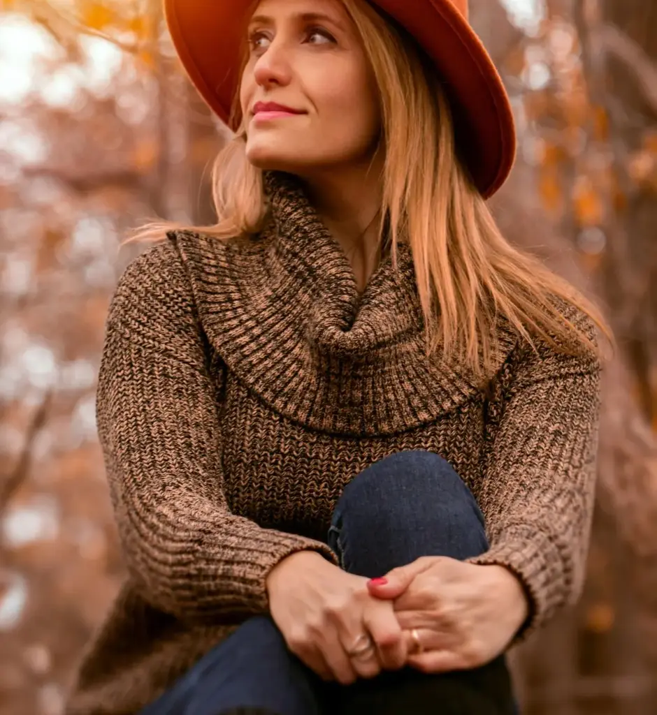 Cropped Knit Sweater